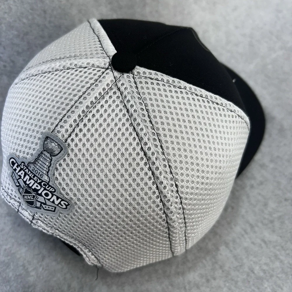 Pittsburgh Penguins 2016 Stanley Cup Champions 47 Brand Mesh Snapback Hat Cap